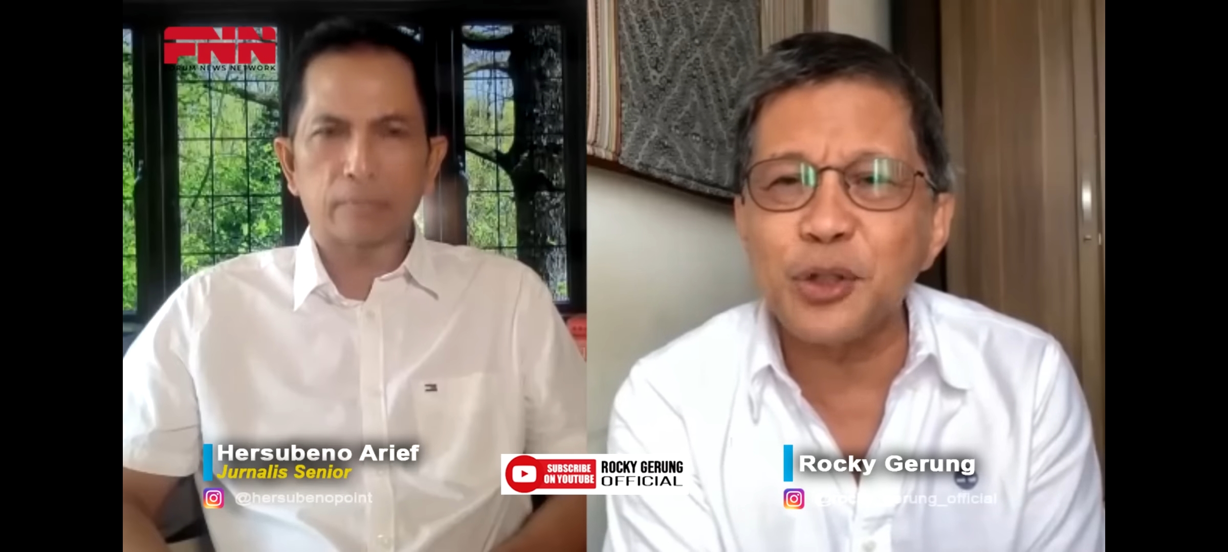Dikanal Youtube pribadinya, Rocky Gerung ungkapkan alasan tak hadiri meja hijau atas gugatan menghina Presiden Jokowi di PN Jaksel, Selasa (22/8/2023). (Tangkapan Youtube Rocky Gerung)