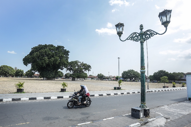 ALKID: Suasana Alun-Alun Kidul Jogja Rabu (23/8). (Elang Kharisma Dewangga/Radar Jogja)