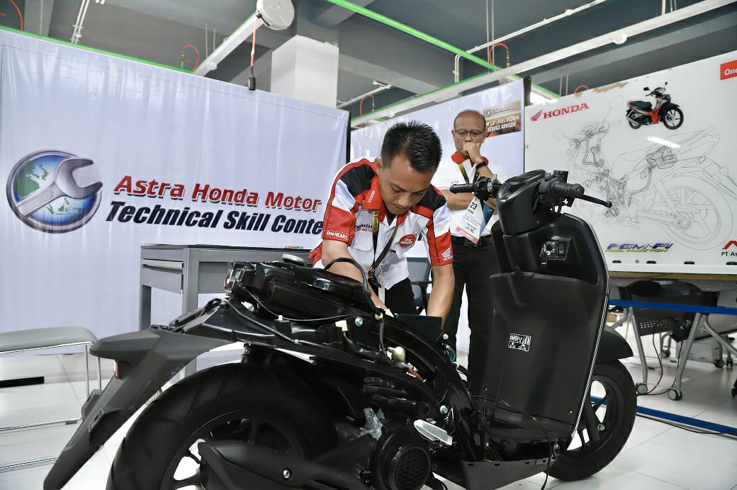 PT Astra Honda Motor (AHM) kembali menggelar Astra Honda Motor Technical Skill Contest (AHM-TSC)