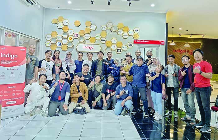 KOMPAK: Para perwakilan start up di wilayah Jogjakarata saat mengikuti gelaran Incubatour kemarin (25/8). Lewat gelaran ini diharapkan para start up dapat bersinergi dan berkolaborasi satu sama lain.&nbsp;