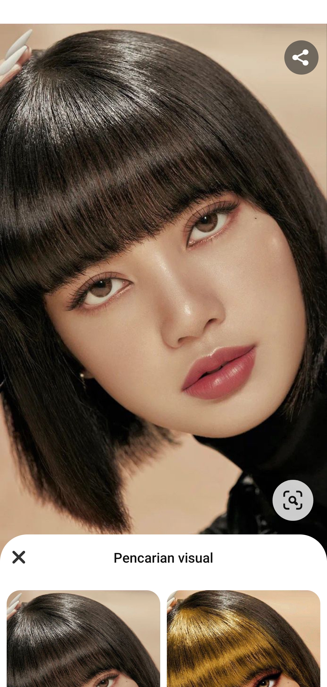 Eyelashes single lash ala Lisa Blackpink. (Pinterest)