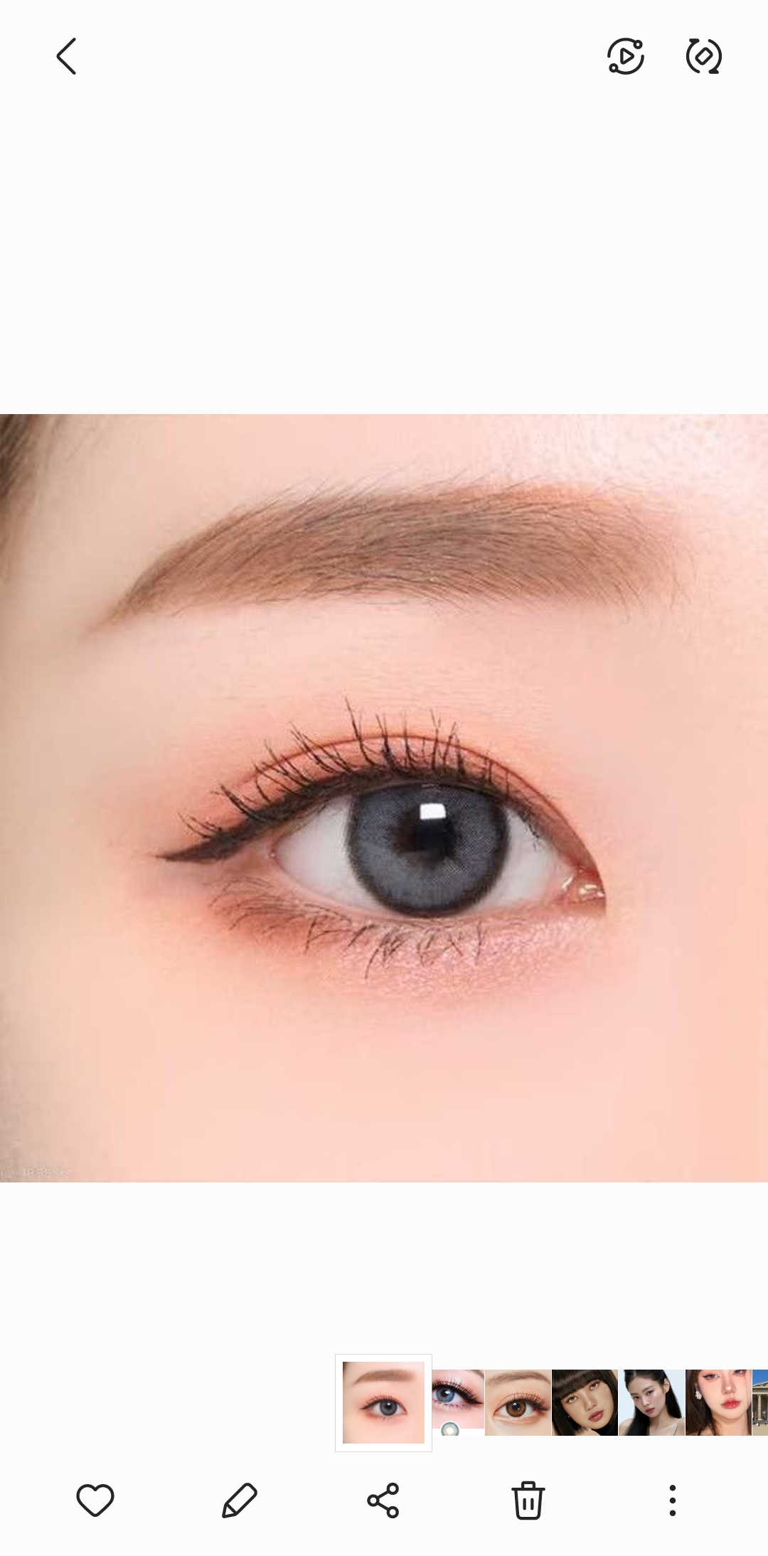 MENAWAN: Softlens grey jadi banyak diminati, beri kesan sexy dan misterius. (Pinterest)