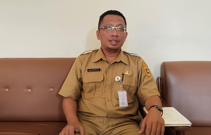 Kepala Dinas Lingkungan Hidup dan Perikanan (DLHP) Purworejo Wiyoto Harjono.JIHAN ARON VAHERA/RADAR PURWOREJO