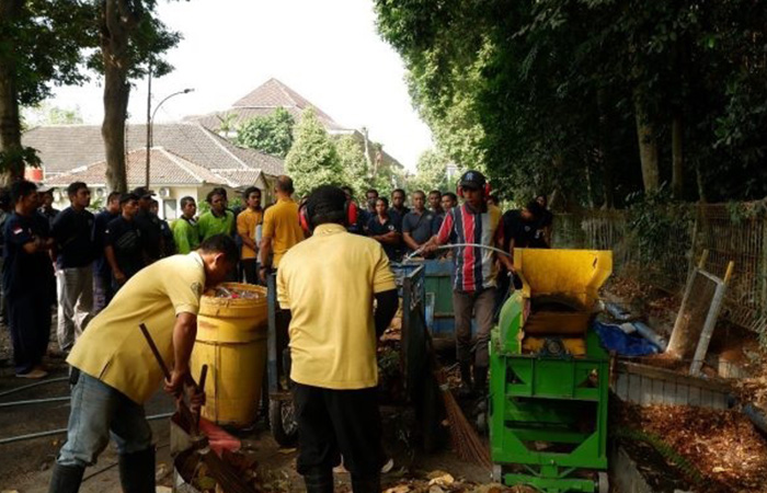 PELATIHAN: Fakultas Biologi UGM menggelar pelatihan pengolahan sampah organik, diikuti puluhan peserta dari Bidang Pasar Rakyat Disperindag DIJ.Dokumentasi Fakultas Biologi UGM&nbsp;