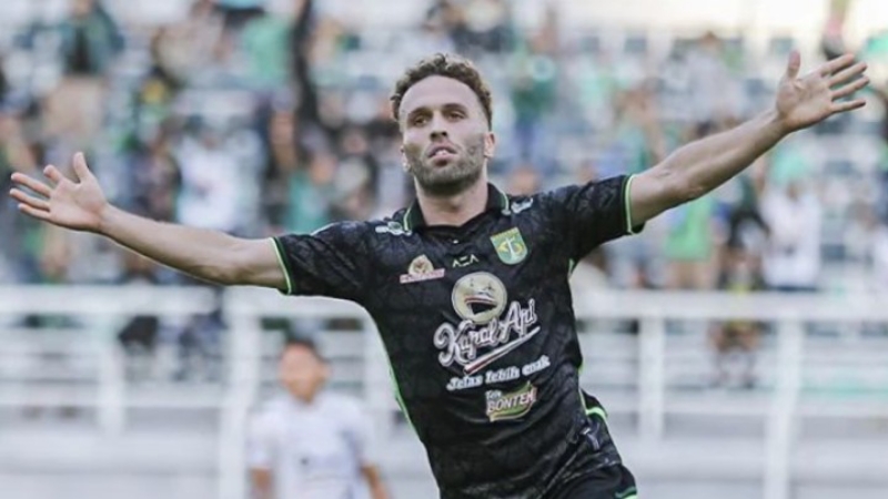 GOL: Pemain Persebaya Surabaya Ze Valente berhasil kalahkan mencetak gol ke gawang Borneo FC di Stadion Gelora Bung Tomo, Minggu (3/9) sore. (Dok Persebaya)