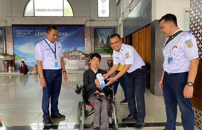 KHUSUS: KAI menyiapkan diskon tiket sebesar 20 persen bagi pelanggan disabilitas, diskon tersebut akan berlaku mulai 17 September.Dokumentasi Humas KAI Daop 6 Jogjakarta