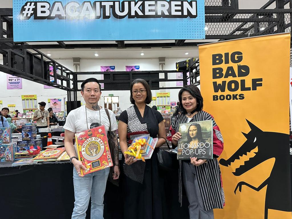 LITERASI: Big Bad Wolf Books (BBW) Jogjakarta menerima kunjungan langsung dari Ketua Kamar Dagang dan Industri Daerah (KADINDA) DIY, Gusti Kanjeng Ratu (GKR) Mangkubumi. (ISTIMEWA)