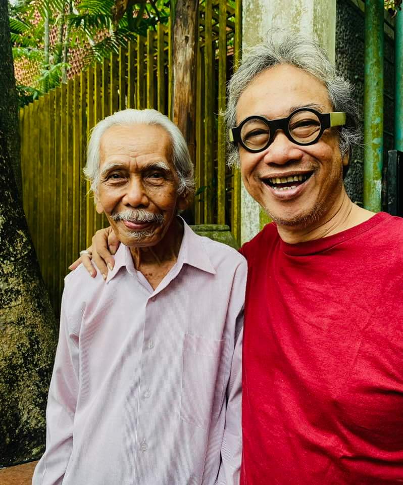 VA Sudiro (Kiri) dan Butet Kartaredjasa. (Facebook Butet Kartaredjasa)