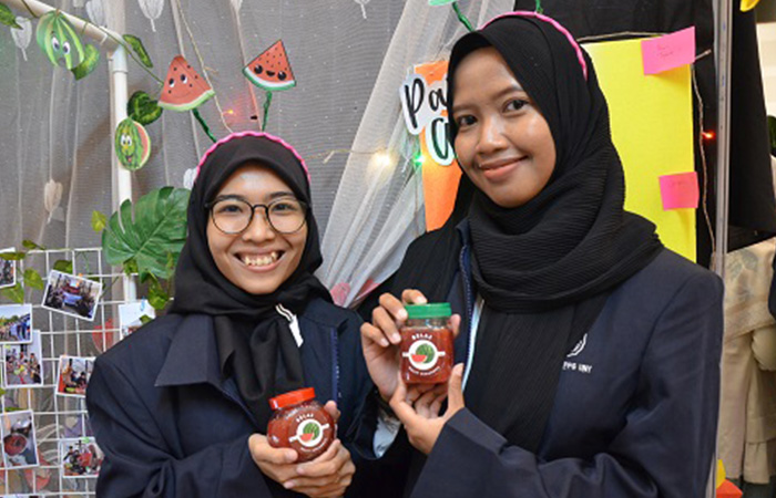Mahasiswa Universitas Negeri Yogyakarta (UNY), kulit semangka menjadi selai yang enak dikonsumsi