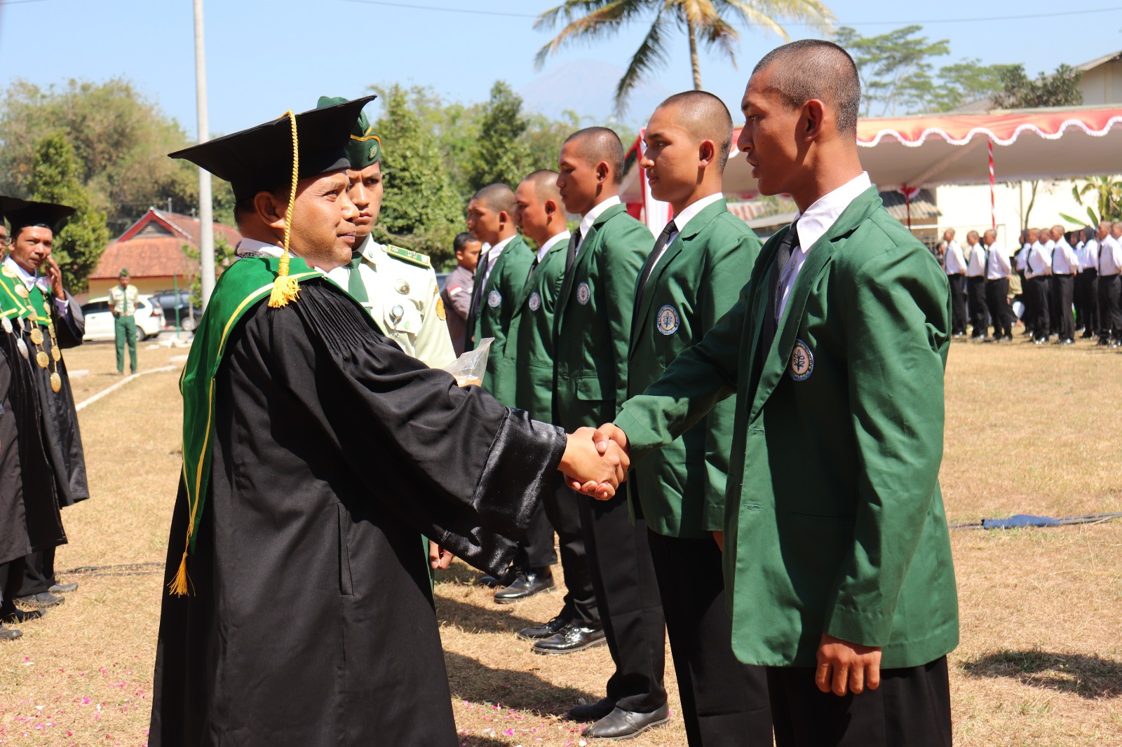 Polbangtan YOMA mengukuhkan 338 mahasiswa baru tahun akademik 2023-2024 dari 6 Progam Studi, Sabtu(9/9/23)