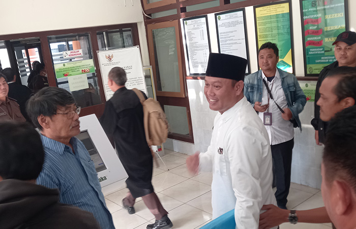 Terdakwa Agus Santoso  .Khairul&nbsp;Maarif/Radar Jogja