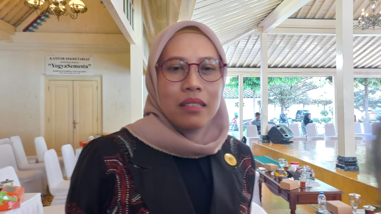 FOKUS: Kepala Dinas Kebudayaan DIY Dian Lakshmi Pratiwi. (Winda Atika Ira P/Radar Jogja)