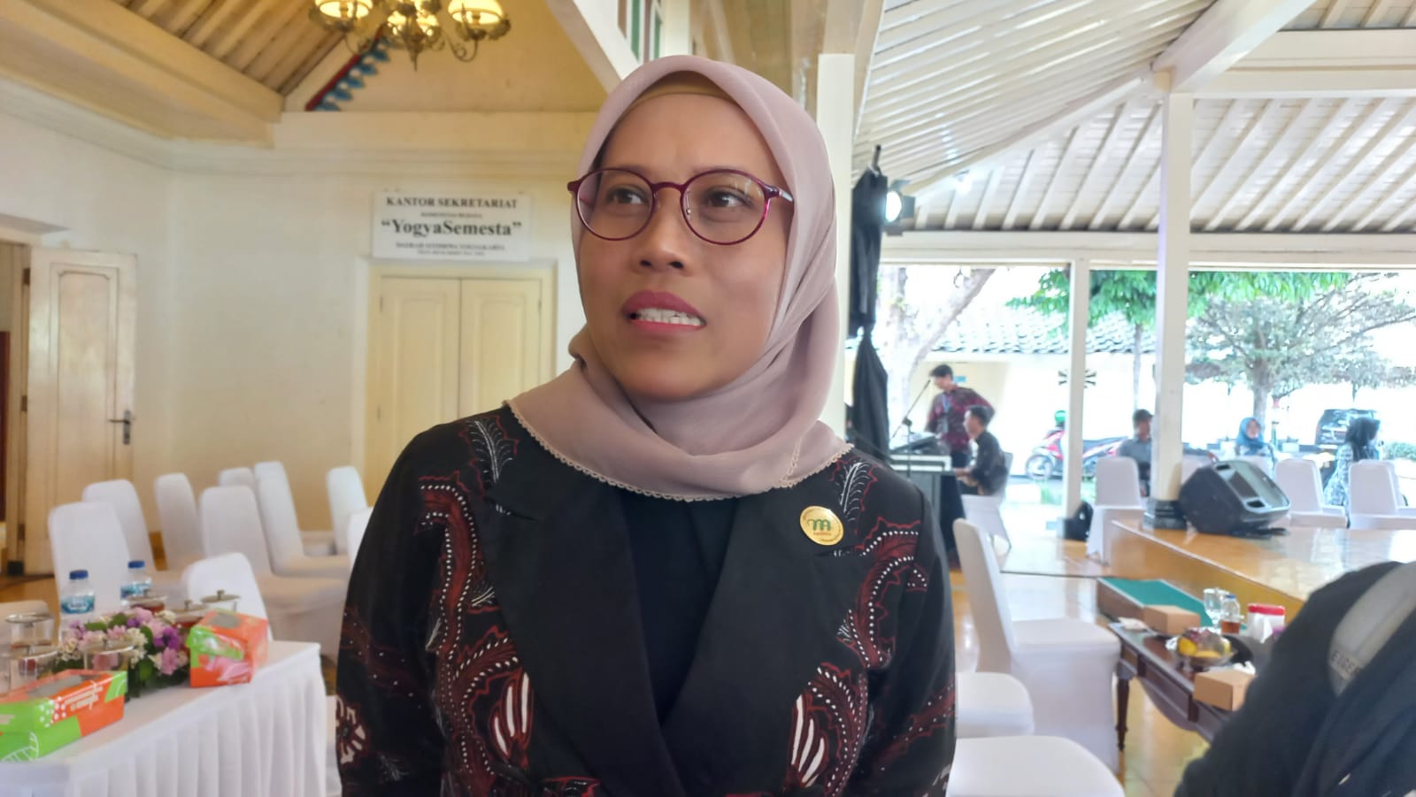 FILOSOFI: Kepala Dinas Kebudayaan DIY Dian Lakshmi Pratiwi. (Winda Atika Ira Puspita/Radar Jogja)