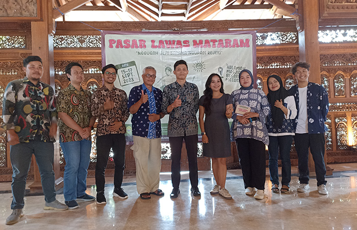 AKOMODASI UMKM: Sesi jumpa pers terkait akan diselenggarakannya Pasar Lawas Mataram di Rumah Pesik Art & Heritage Rabu (13/9/23).Gregorius Bramantyo/Radar Jogja&nbsp;