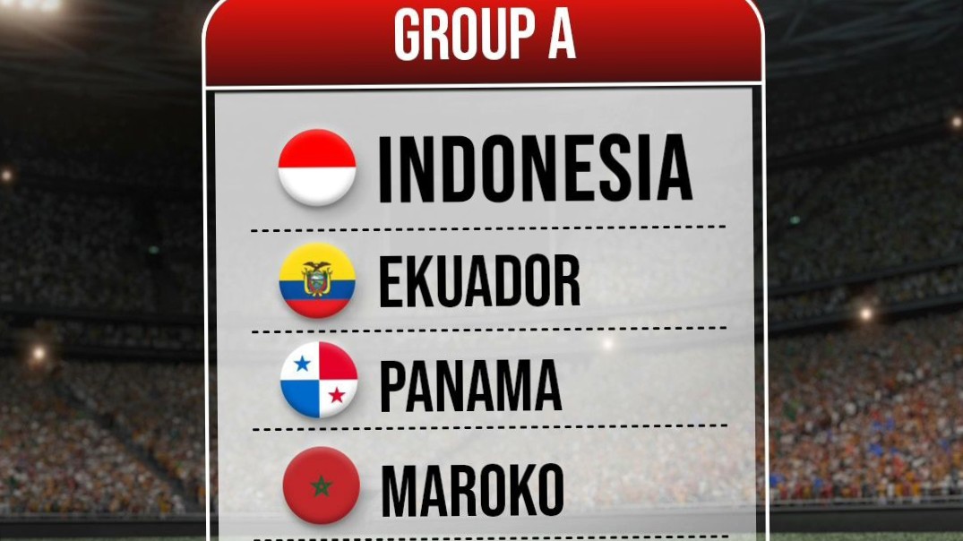 TUAN RUMAH: Negara di grup A Piala Dunia U-17 2023. (Dok PSSI)