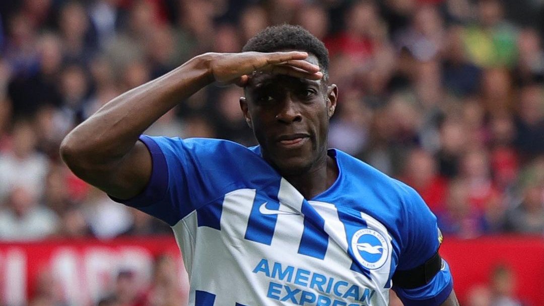 APIK: Danny Welbeck membawa Brighton mengalahkan Manchester United. (Dok Brighton & Hove Albion)