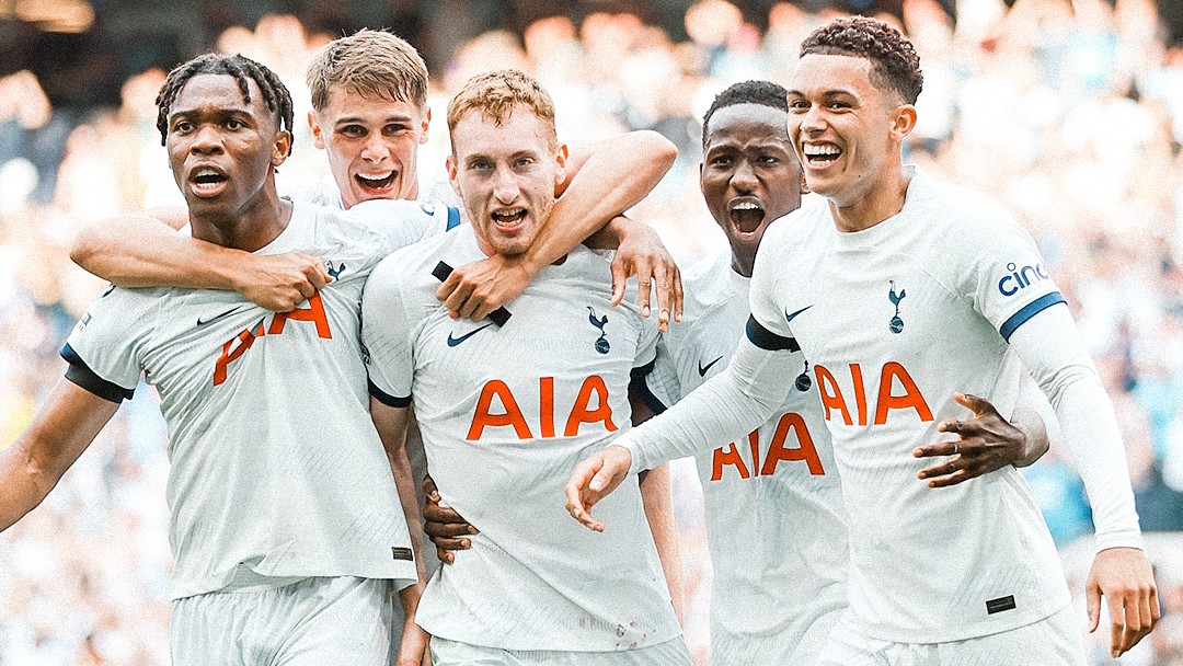 SENANG: Pemain Tottenham Hotspur mengalahkan Sheffield United. (Dok Tottenham Hotspur)