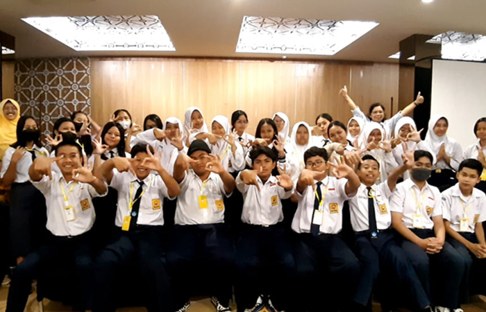 PILOT PROJECT: Orientasi sekolah sehat jiwa yang dilaksanakan oleh warga sekolah yang ditunjuk sebagai pilot project beberapa waktu lalu.Dokumentasi Dinkes Kota Jogja