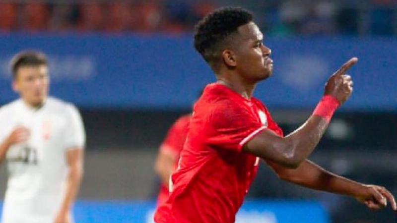 MENANG: Timnas Indonesia berhasil kalahkan Kirgistan 2-0 dalam laga pertama Asian Games di Zhejiang Normal University East Stadium, Selasa (19/9) malam. (Dok Istimewa)