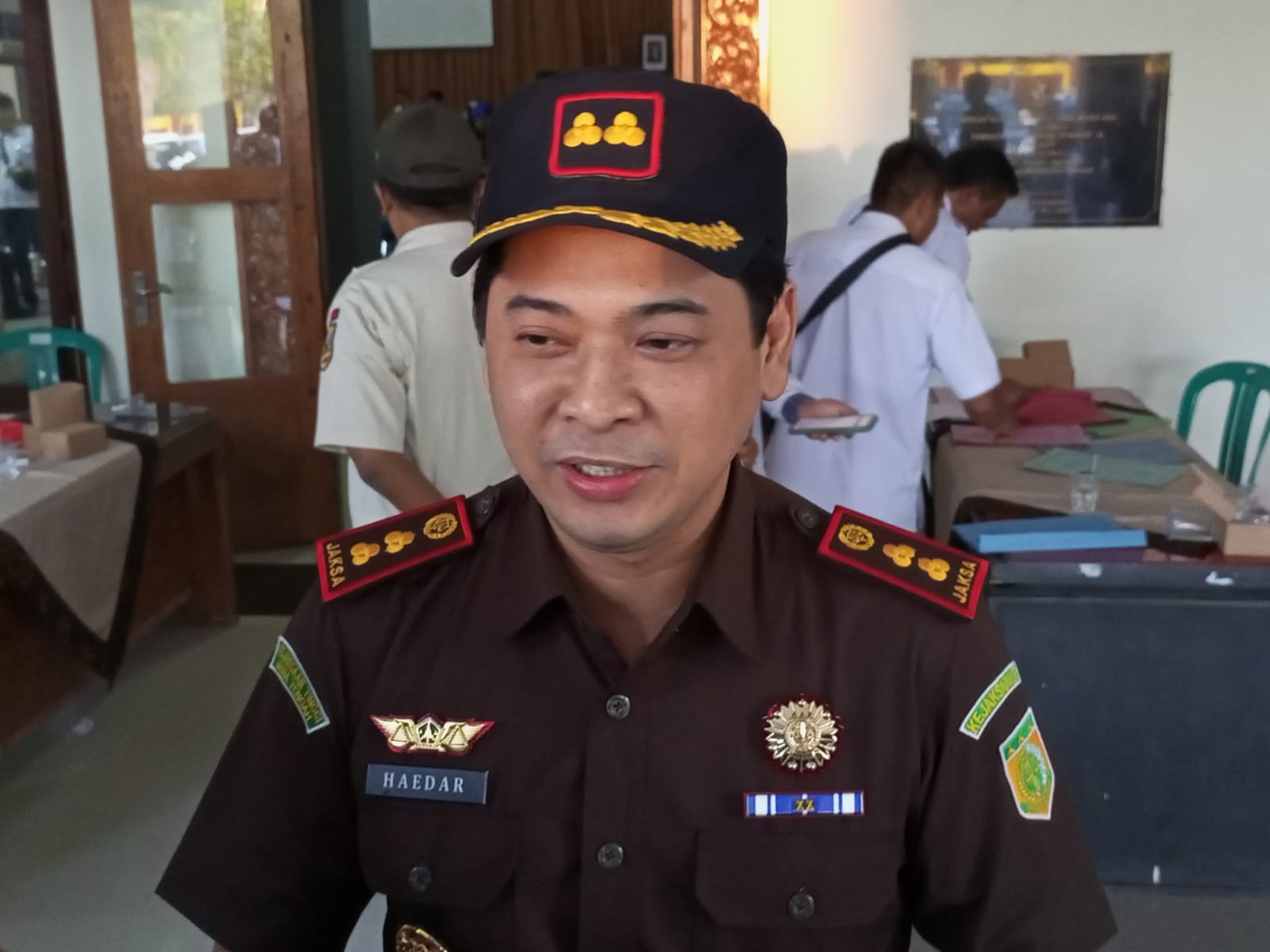 Foto : Kepala Kejaksaan Negeri (Kejari) Kebumen Haedar. (M HAFIED/RADAR KEBUMEN)