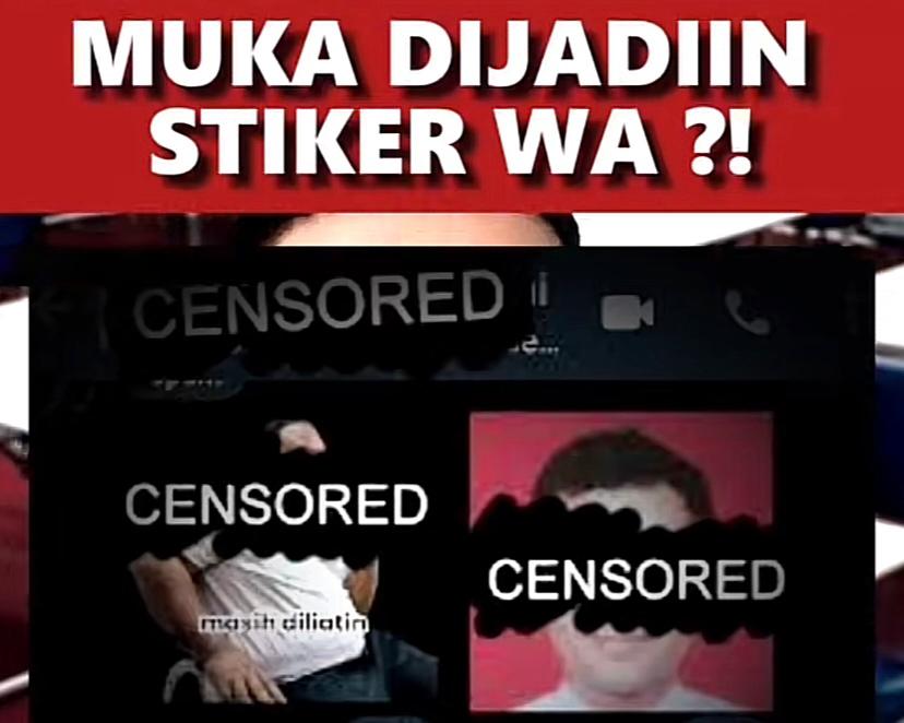 Hati-hati! Jangan sembarangan pakai muka orang lain buat stiker WhatsApp (TikTok /@banghafidd)