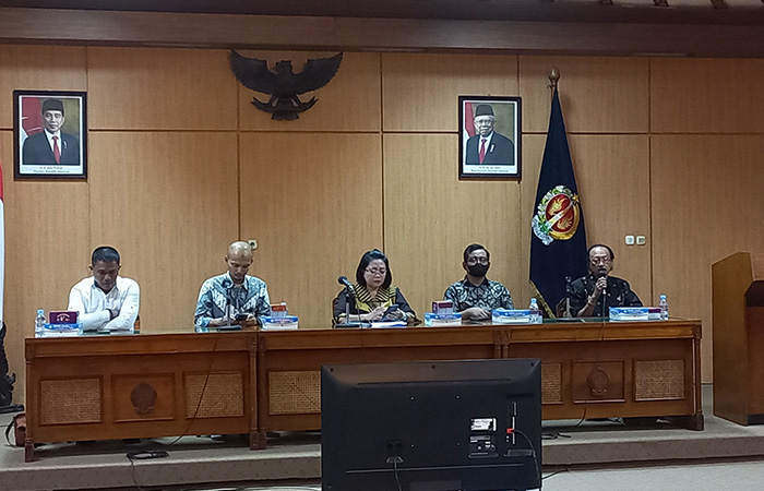 FOKUS: Konferensi Pers tentang Penyelenggaraan Rangkaian Hajad Dalem Sekaten di Kompleks Kepatihan Kamis (22/9).&nbsp;Winda Atika Ira P / Radar Jogja