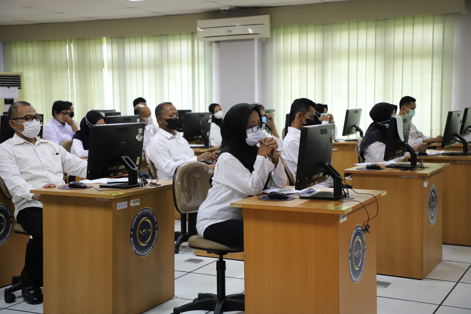 Para peserta seleksi PPPK Kabupaten Purworejo formasi 2022 saat ikuti tes kompetensi di Kantor Regional I BKN Jogjakarta pada April 2023 lalu.  ISTIMEWA