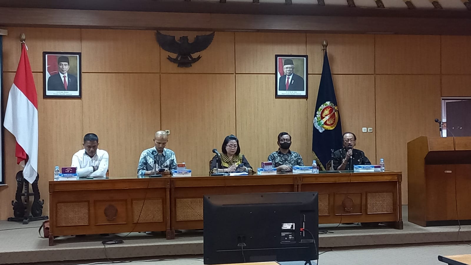 SELAWE SEKET: Konferensi Pers tentang Penyelenggaraan Rangkaian Hajad Dalem Sekaten di Kompleks Kepatihan Jogja Jumat (22/9). (Winda Atika Ira P/Radar Jogja)