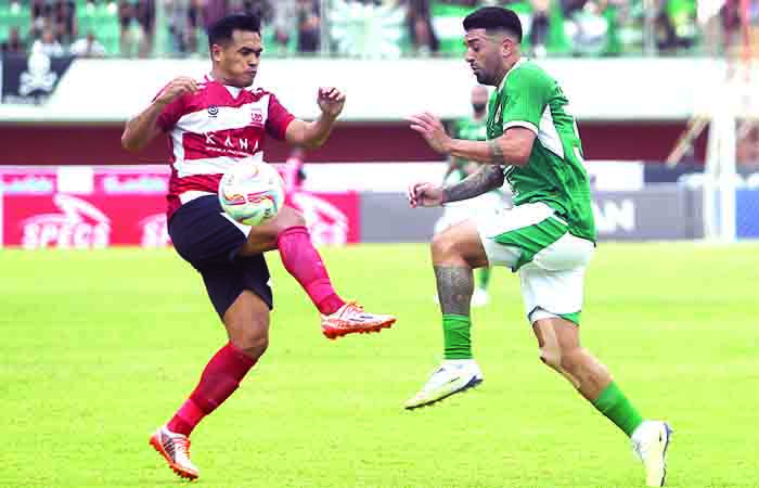 PSS Sleman hanya mampu bermain imbang 1-1 saat menjamu tamunya Madura United di Maguwoharjo International Stadium (MagIS), kemarin (24/9).