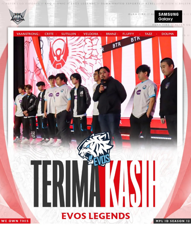 EVOS Legends tak lolos playoff MPL ID 12. (Youtube MPL INDONESIA)