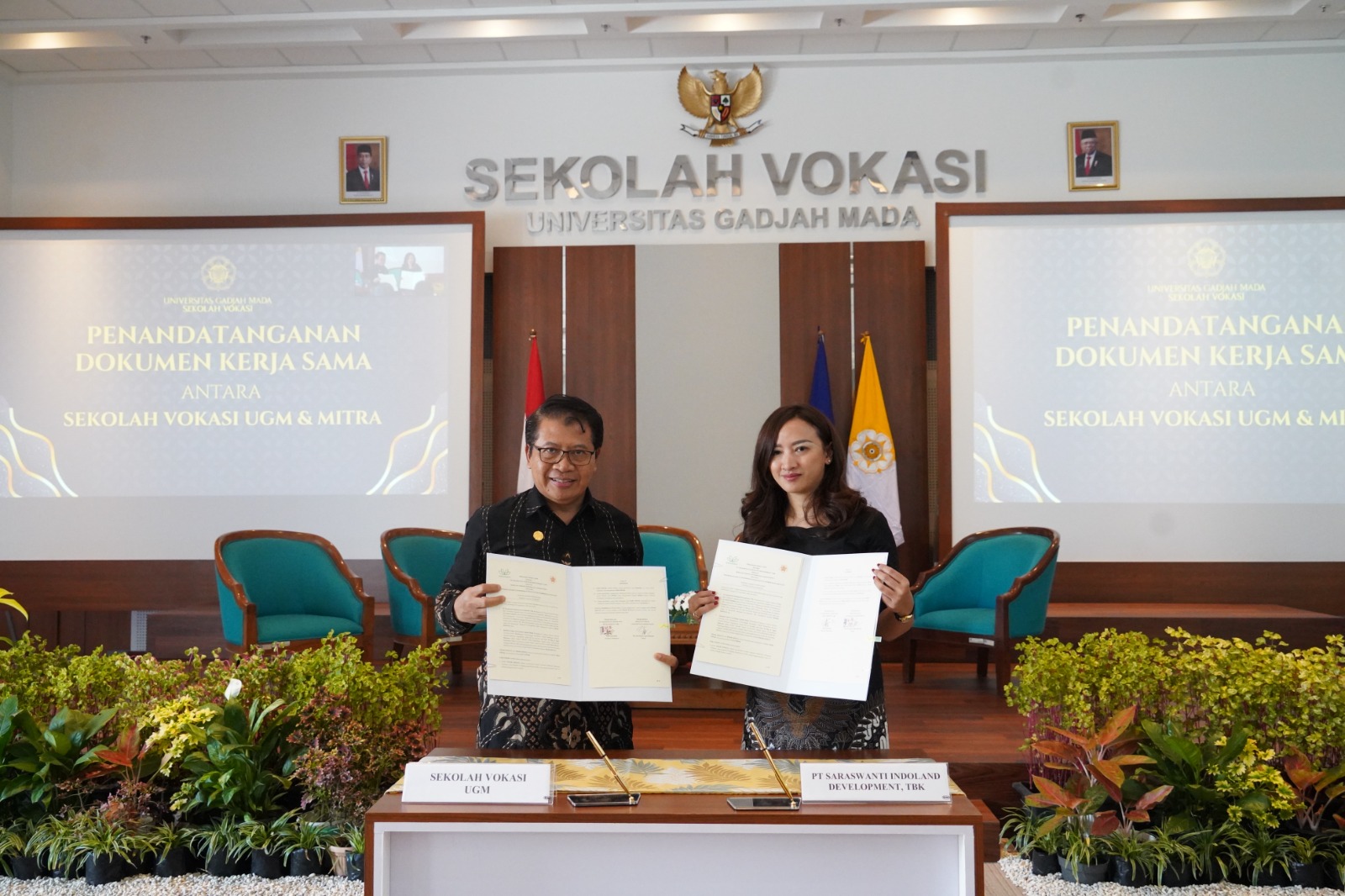 KERJA SAMA: SWID telah membuka pintu bagi mahasiswa Sekolah Vokasi UGM untuk mengikuti program pemagangan di perusahaan SWID.(ISTIMEWA)