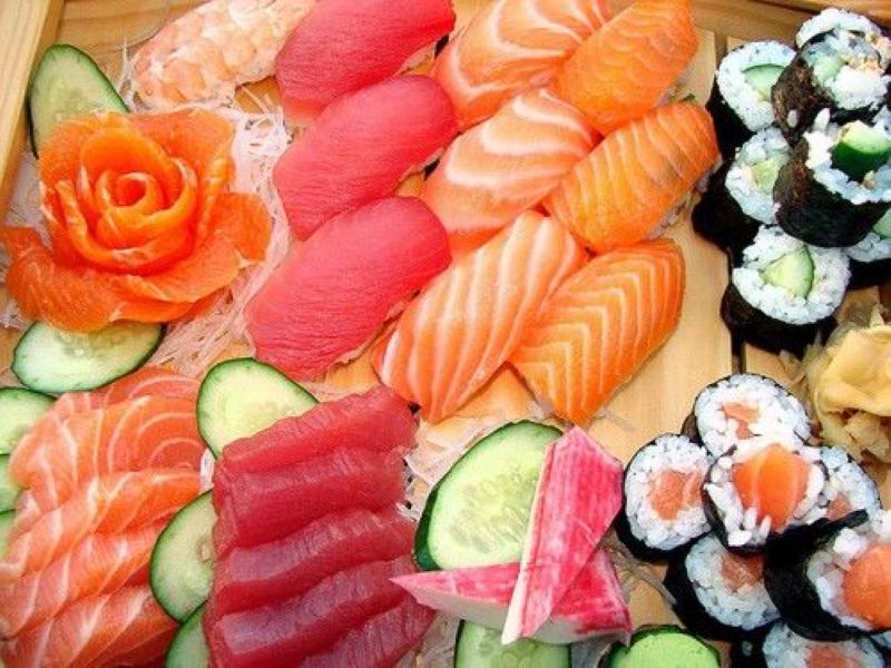 Hasil olahan tangkapan laut di Pantai Jepang. (Pinterest)