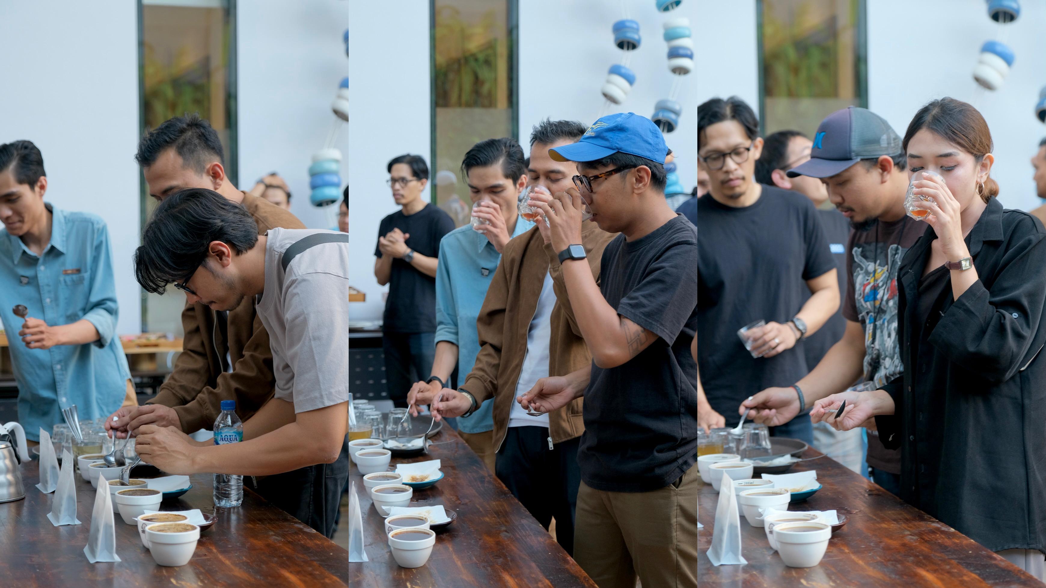 EDUKASI: Coffee workshop bertemakan &ldquo;The Future of Indonesian Coffee Processing&rdquo; di area pool side GAIA Cosmo Hotel Jogjakarta. (ISTIMEWA)