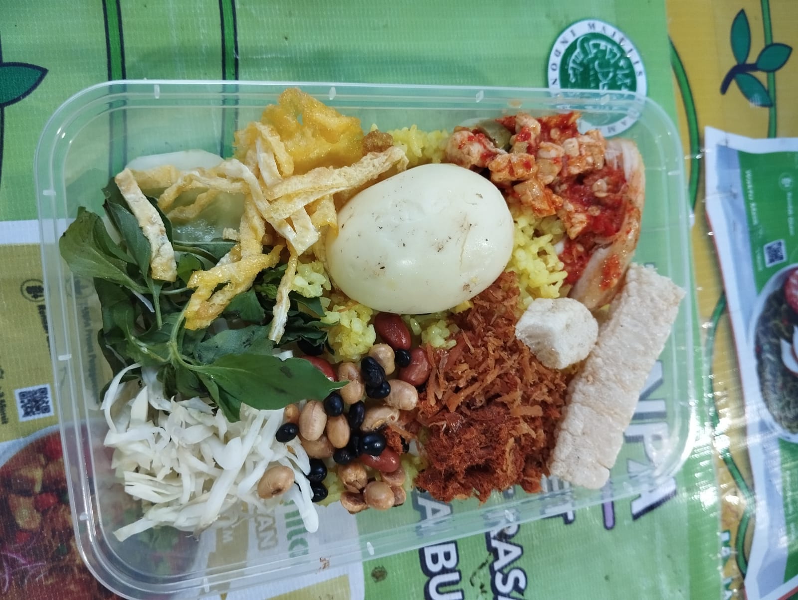 KHAS: Sego gurih khas sekaten. (Dok Pribadi)