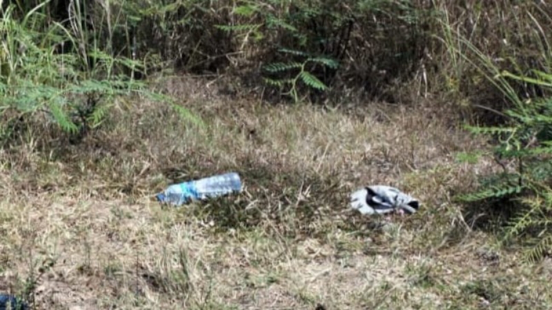 TERIK: Lokasi ditemukannya lelaki paro baya yang lemas di bantaran Sungai Progo di Padukuhan Singgelo, Kalurahan Poncosari, Srandakan, Bantul. (Dok Polsek Srandakan)