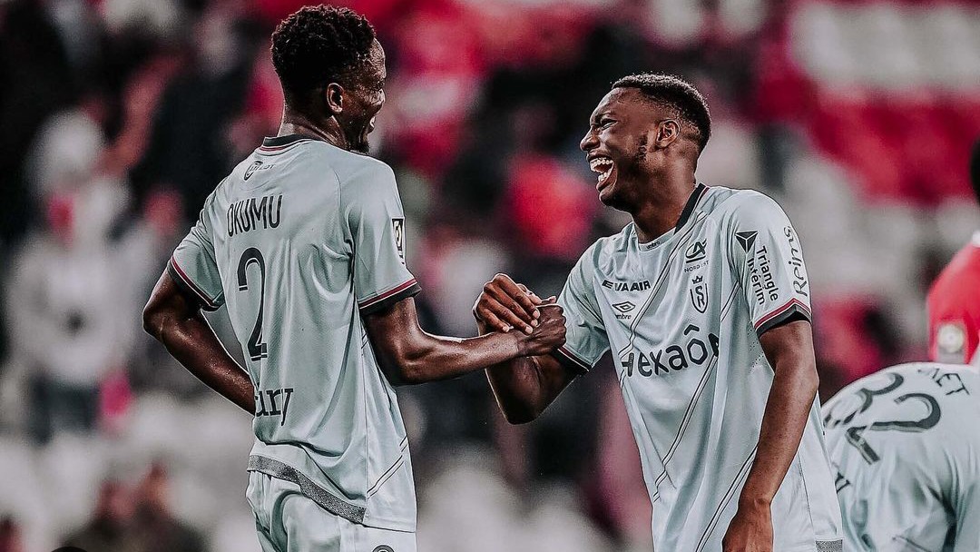 YAKIN: Reims mengalahkan Olympic Lyon di Stade Auguste Delaune Minggu (1/10). (Dok Reims)