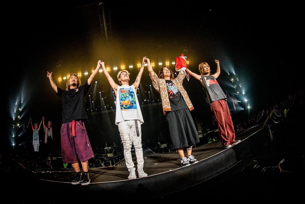 Momen One Ok Rock band asal Jepang kompak saat konser di Jakarta. (Kapanlagi.com)