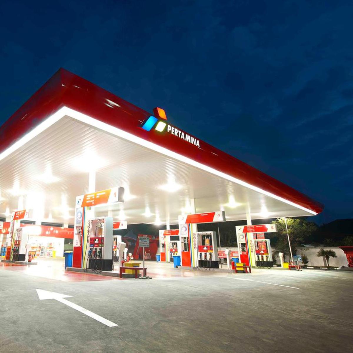 Ilustrasi SPBU Pertamina. (Website Read.id)