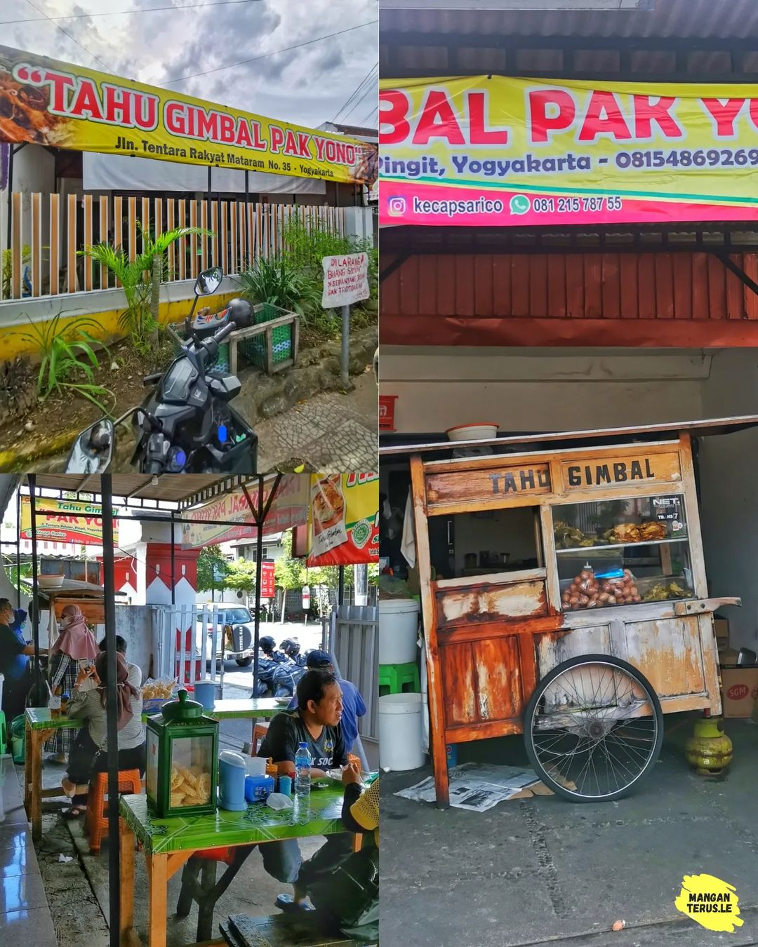 Tahu Gimbal Legendaris Pak Yono. Sumber (Instagram @mangan_terus.l)