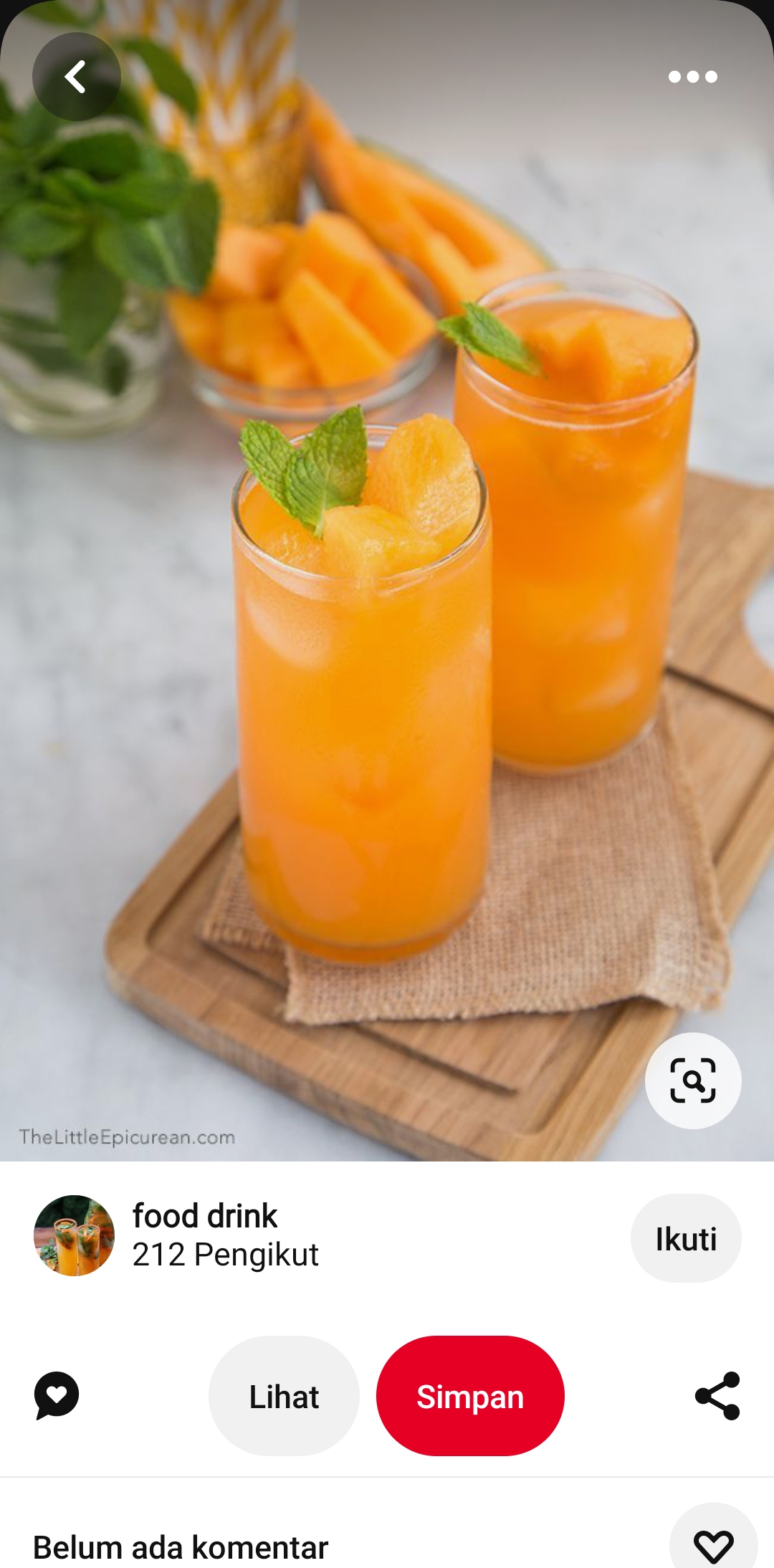 Ilustrasi jus buah segar. (Pinterest/food drink)