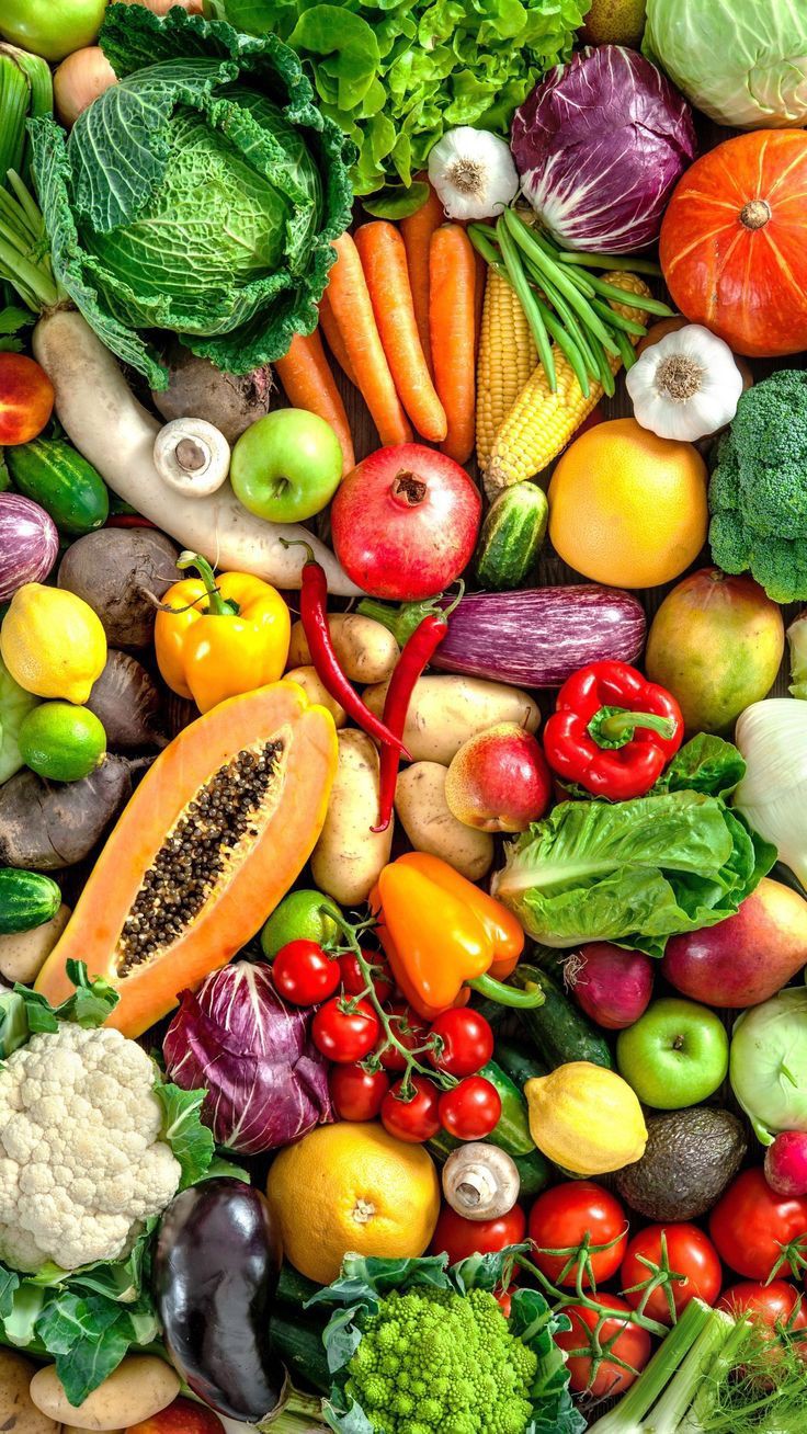 Aneka macam sayur dan buah. (Pinterest/Bliss Blites)