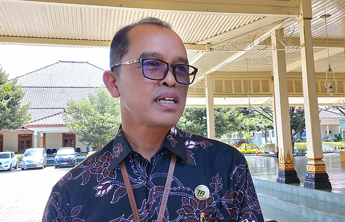 Sekprov DIJ Beny Suharsono di Kompleks Kepatihan, Jogja, Selasa (3/10/23).Winda Atika Ira P/Radar Jogja