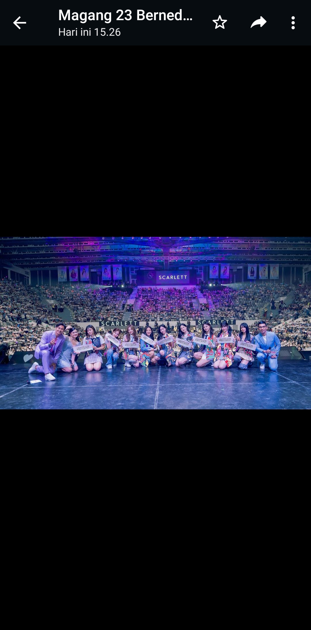 Meet and Great Scralett X TWICE : Shine With You  2023.                                         (Intagram/@Felicya Angelista)