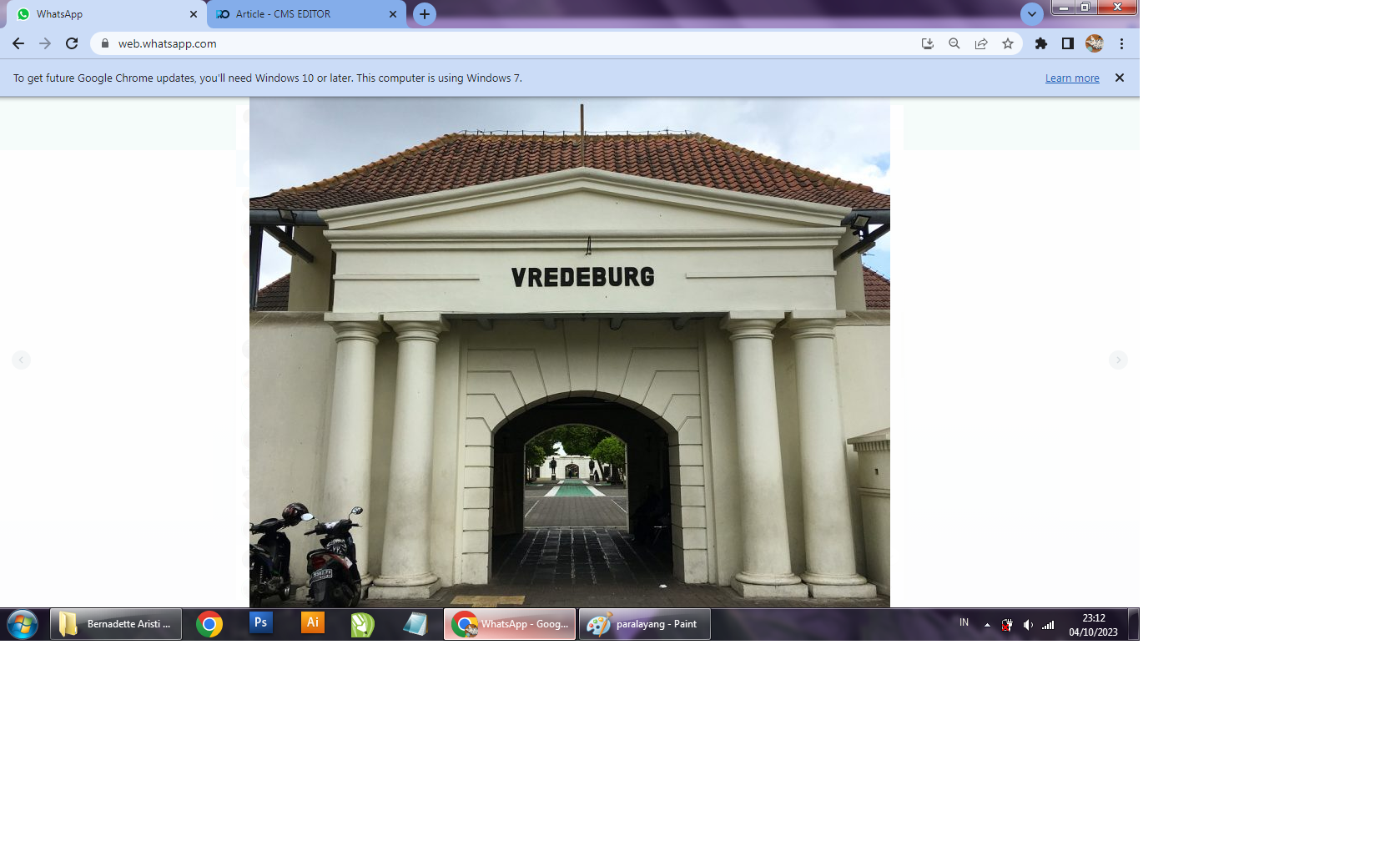 Museum Vredeburg Jogjakarta.(paketwisata.id)