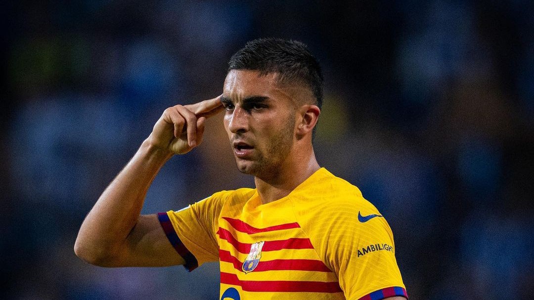 KUNCI: Ferran Torres menjadi pahlawan Barcelona saat mengalahkan FC Porto di Estadi do Dragao, Kamis (5/10) dini hari. (Dok Barcelona)