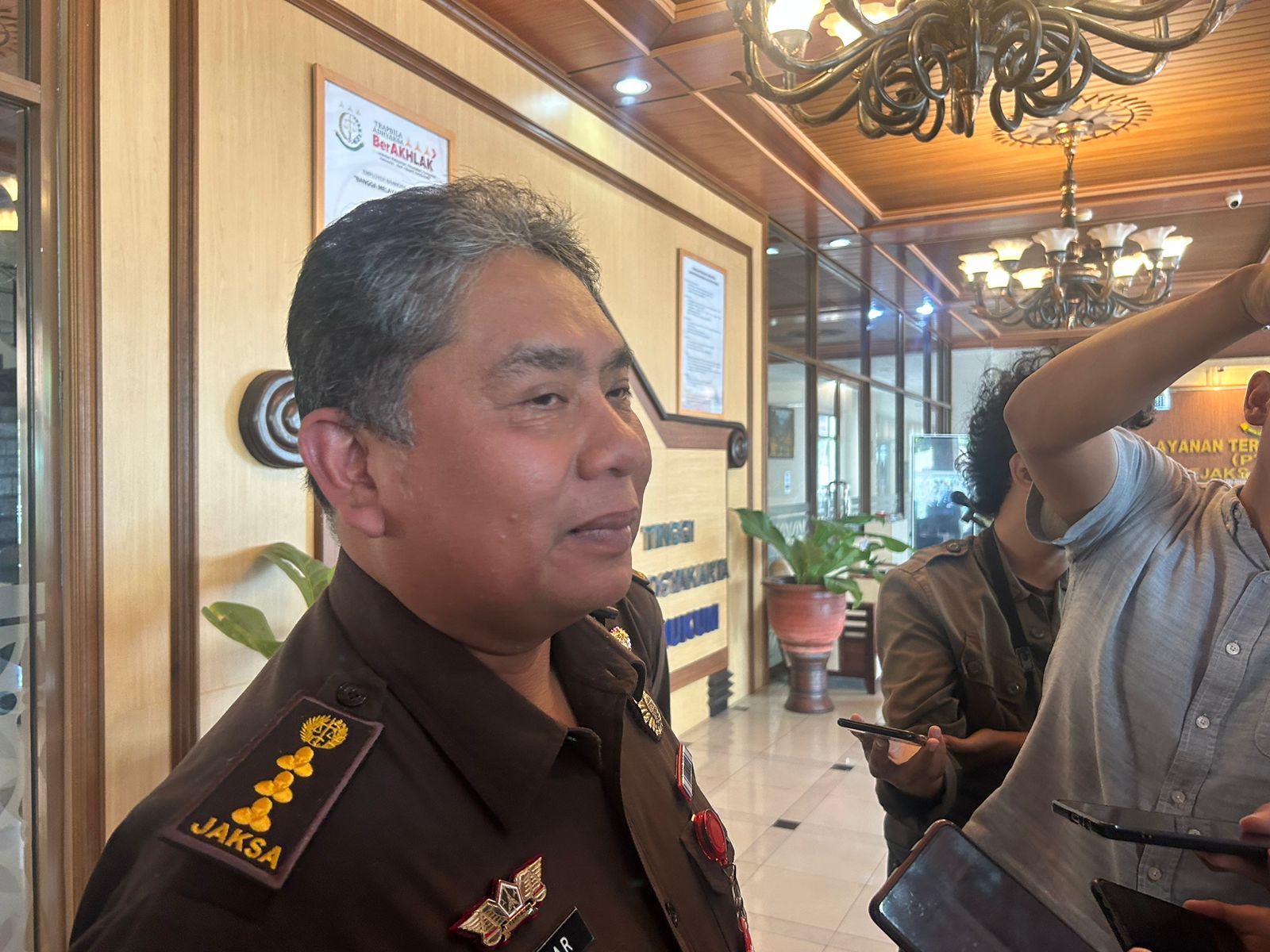 Asisten Tindak Pidana Khusus kejati DIJ Muhammad Anshar Wahyuddin