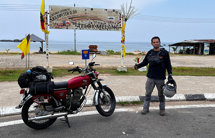 JELAJAHI NEGARA: Sedari dulu, Priyo suka berkendara ke berbagai daerah di Indonesia. Lantas, ia mulai tertarik untuk solo riding ke beberapa negara.Priyo untuk Radar Jogja