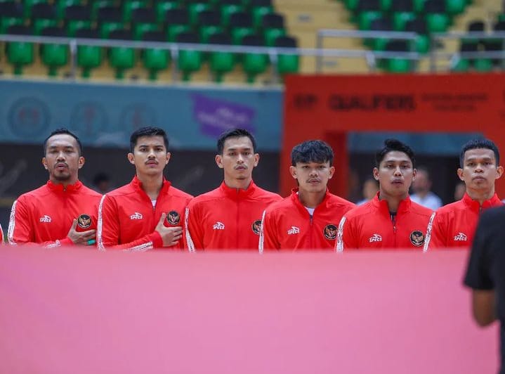 DRAW: Timnas Indonesia menghadapi Thailand dalam pertandingan ke-2 Kualifikasi Piala Futsal Asian Cup (9/10) di Green Hall, Dammam, Arab Saudi. (Istimewa)