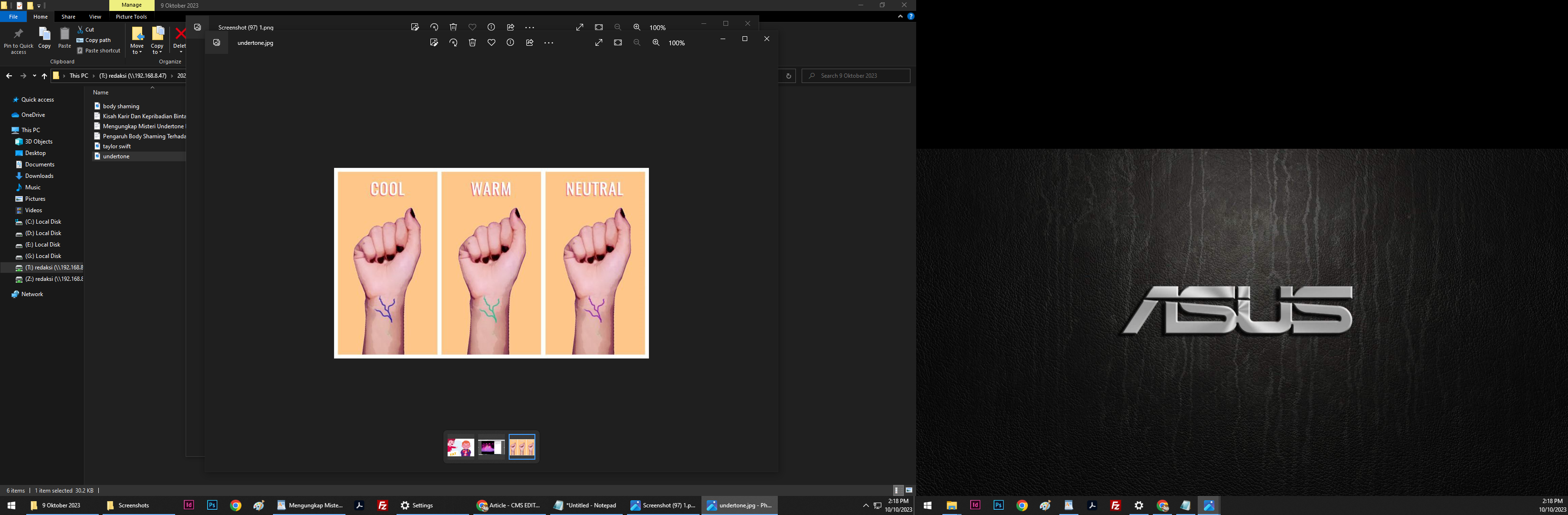 Menentukan jenis undertone makeup daapt dilihat dari warna urat nadi. (Website Perfect Beauty)