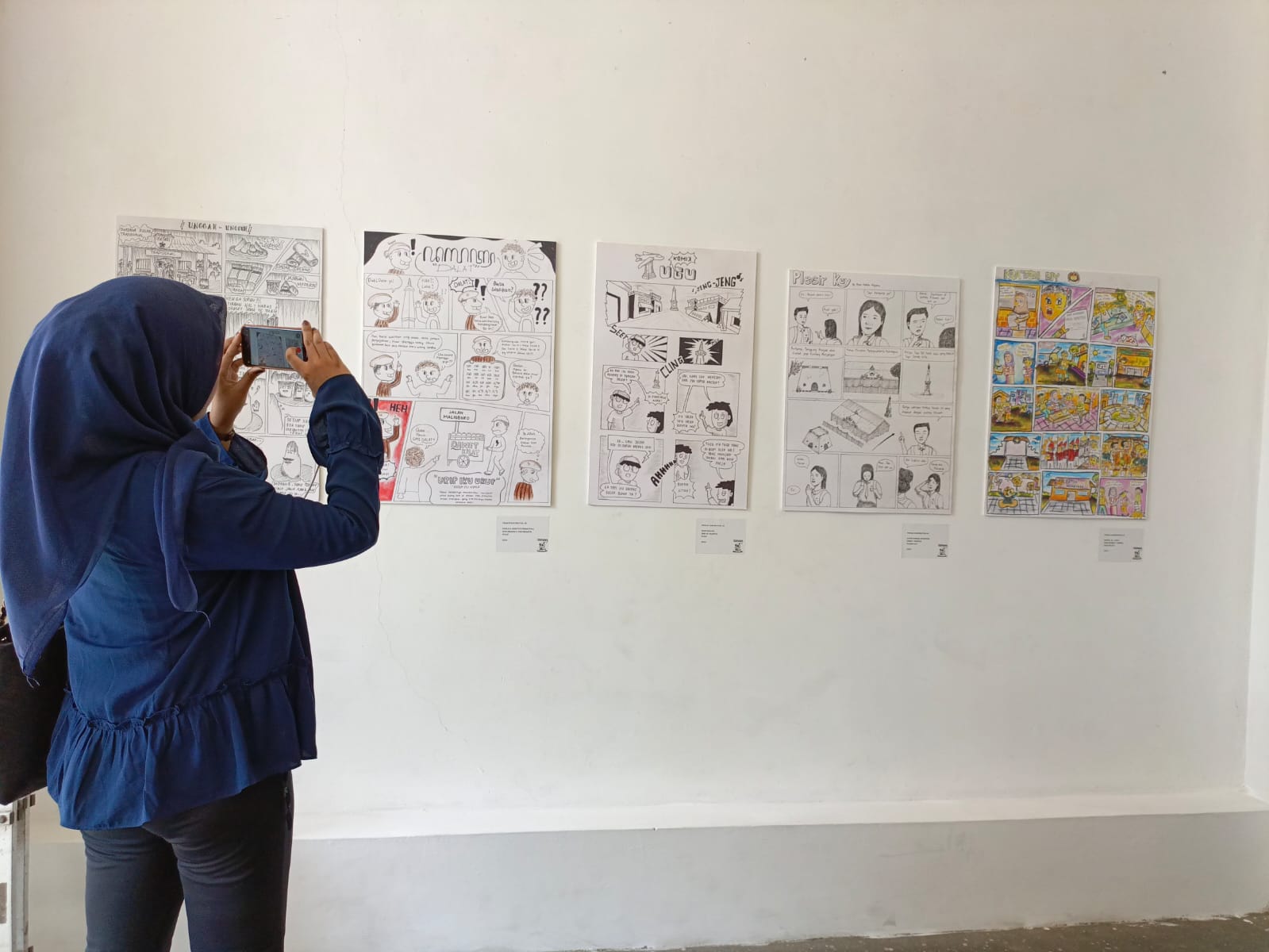 KAYA IDE: Suasana pemeran Jogja Komik Weeks 2023 di Sangking Art Space Jogja. (Dok Jogja Komik Weeks 2023)